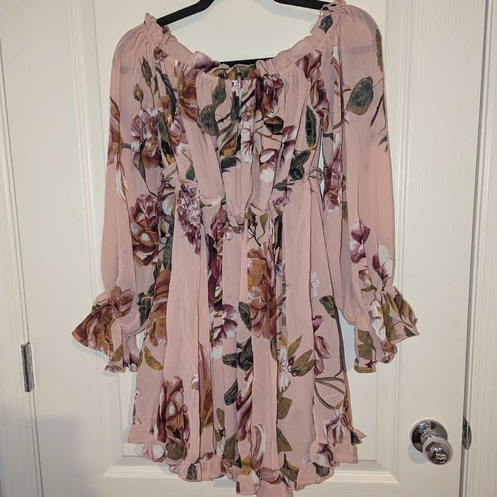 Floral Off-Shoulder Women's Top